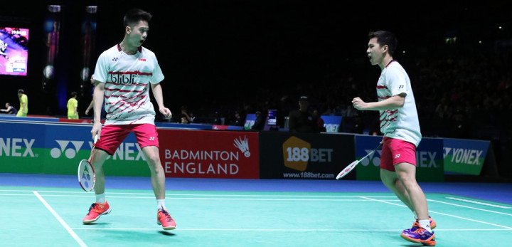 Kevin Sanjaya/Marcus Fernaldi Lolos ke Perempat Final All England 2017