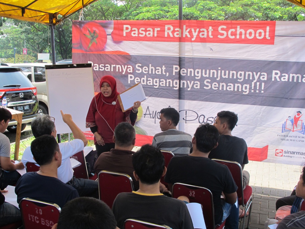 Sinar Mas Land gelar pasar rakyat school. (FOTO: dokumentasi Sinar Mas Land)