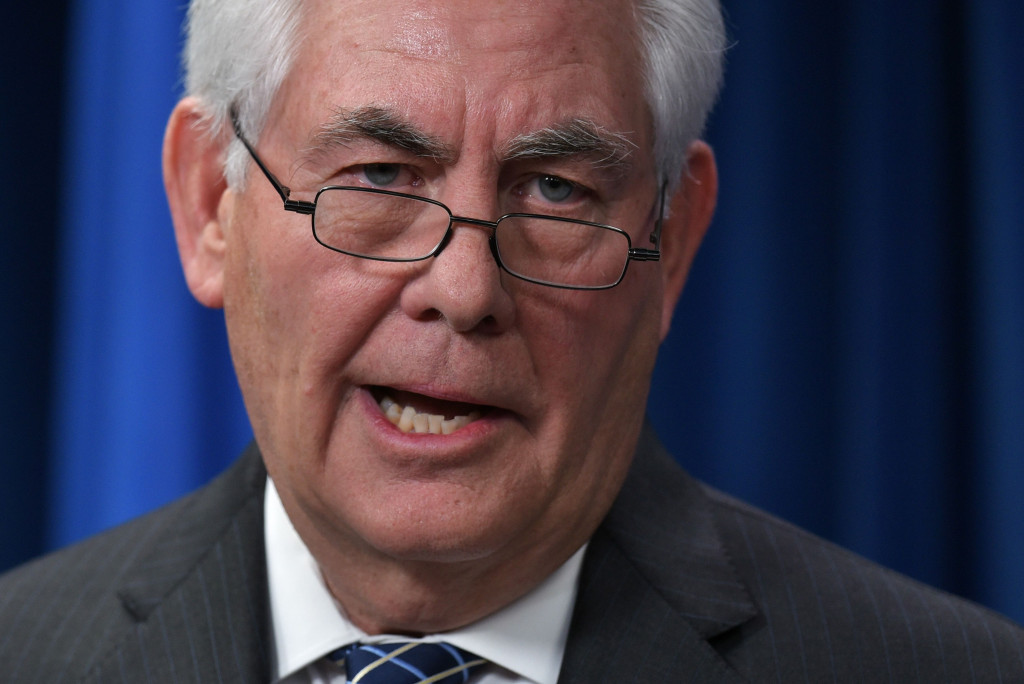 Rex Tillerson (Photo:AFP/Mandel Ngan)