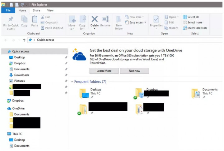 Microsoft Tampilkan Iklan di File Explorer