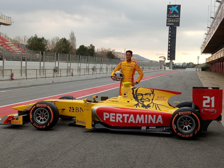 Sean Gelael Masuk 10 Besar di Sesi Pagi