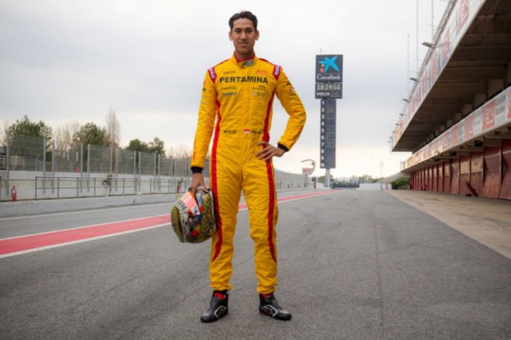 Sean Gelael Tampil Impresif pada Hari Pertama Tes Pra Musim F2