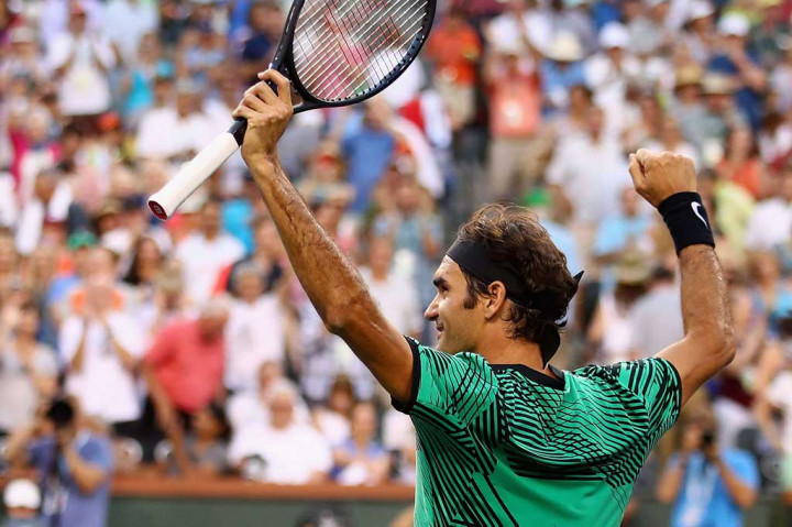 Federer Tundukkan Nadal Dua Set Langsung