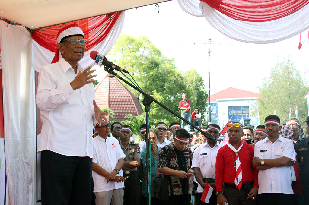 Anggota Dewan Pertimbangan Presiden (Wantimpres) Hasyim Muzadi -- MI/Palce Amalo