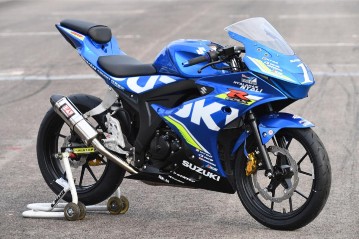 Inilah Sosok Suzuki GSX-R150 Pacuan Pembalap SAC 2017