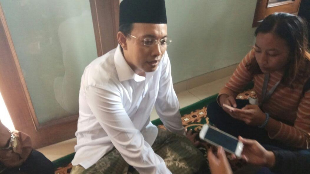 Arif Jamhari, menantu mantan Ketua Umum PBNU KH. Hasyim Muzadi. Foto: MTVN/Whisnu Mardiansyah 