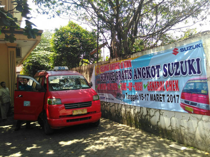 250 Unit Angkutan Kota Dapatkan Servis Gratis dari Suzuki