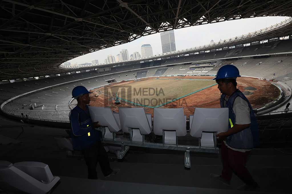 Renovasi Stadion Gelora Bung Karno Capai 47,5%