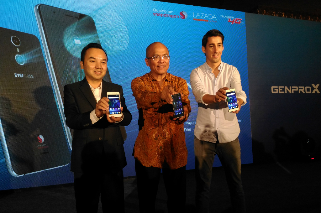 Evercoss meluncurkan ponsel kelas menengah bawah terbaru, GenPro X.