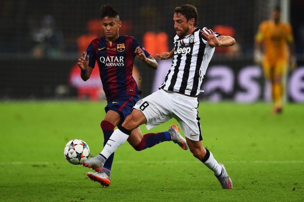 Juventus vs Barcelona saat final Liga Champions 2014--2015