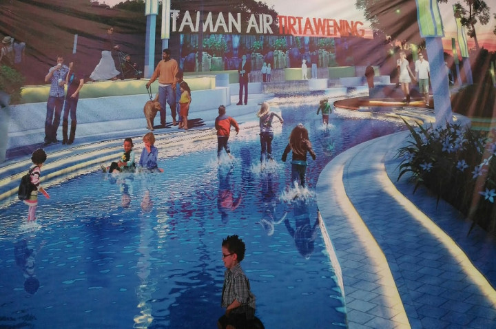 Sebelum Masa Bakti Berakhir, Emil Bikin Taman Air untuk Kota Bandung