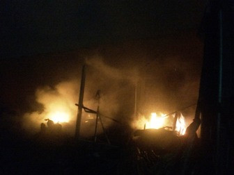 Gudang Alat Musik Jimbe Ludes Terbakar di Denpasar