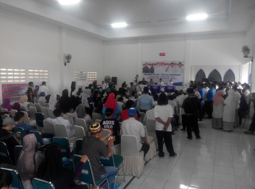 Relawan AHY Pesanggrahan Dukung Anies-Sandi