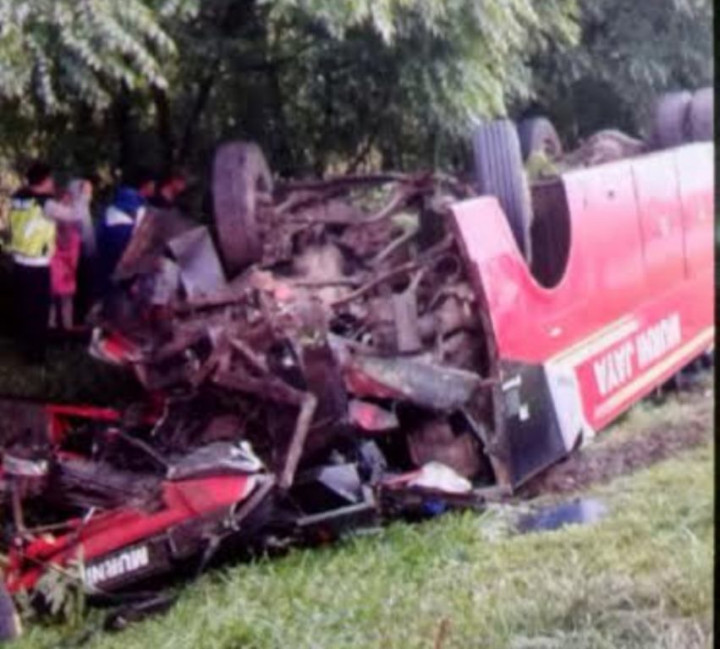 Daftar Nama Korban Bus Murni Jaya Terbalik di Tol Jakarta-Merak