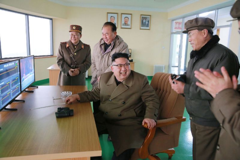 North Korean leader Kim Jong-Un hailed the test of a newly developed high-thrust engine as a