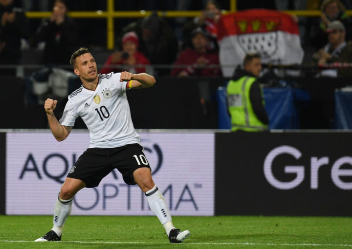Gol Tunggal Podolski Bawa Jerman Tundukkan Inggris