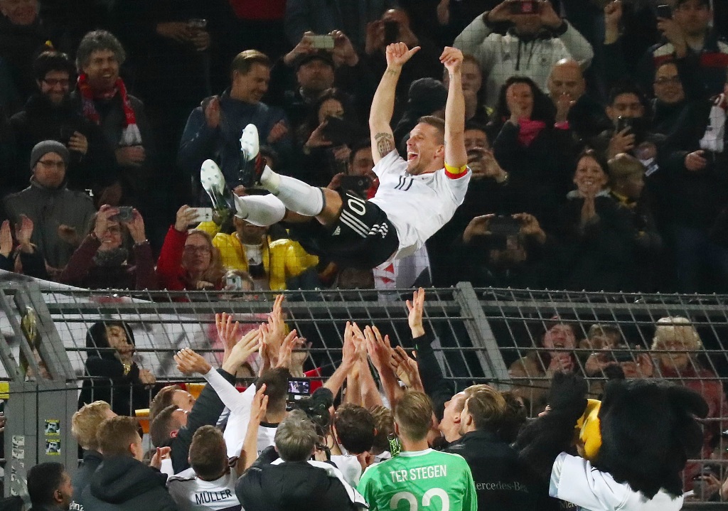 Lukas Podolski. (Foto: AFP/Christian Charisius)