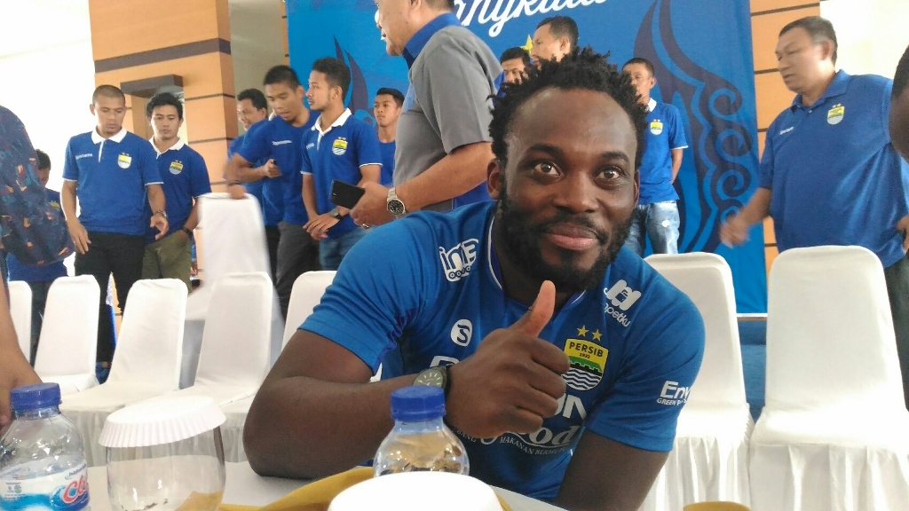 Gelandang anyar Persib Bandung, Michael Essien