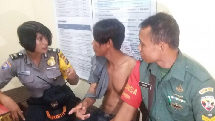 Samsudin Diamuk Massa Gara-gara Diduga Penculik Anak