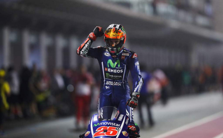 Juarai GP Qatar 2017, Vinales Setara dengan Rossi dan Biaggi