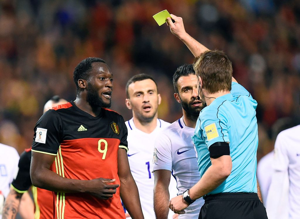 Romelo Lukaku saat memperkuat Timnas Belgia di Kualifikasi Piala Dunia 2018 kontra Yunani (Foto: AFP)
