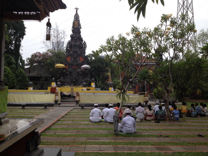 Umat Hindu Rayakan Nyepi di Pura Aditya Jaya