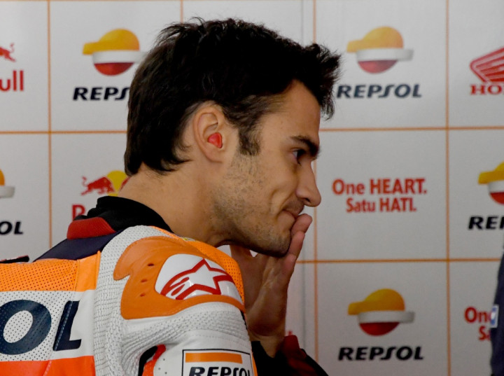 Sirkuit Losail tak Bersahabat, Pedrosa Beruntung tak Terjatuh