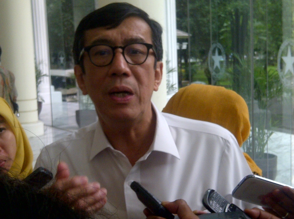 Menteri Hukum dan HAM Yasonna Laoly. (FOTO: MTVN/Husen Miftahudin)
