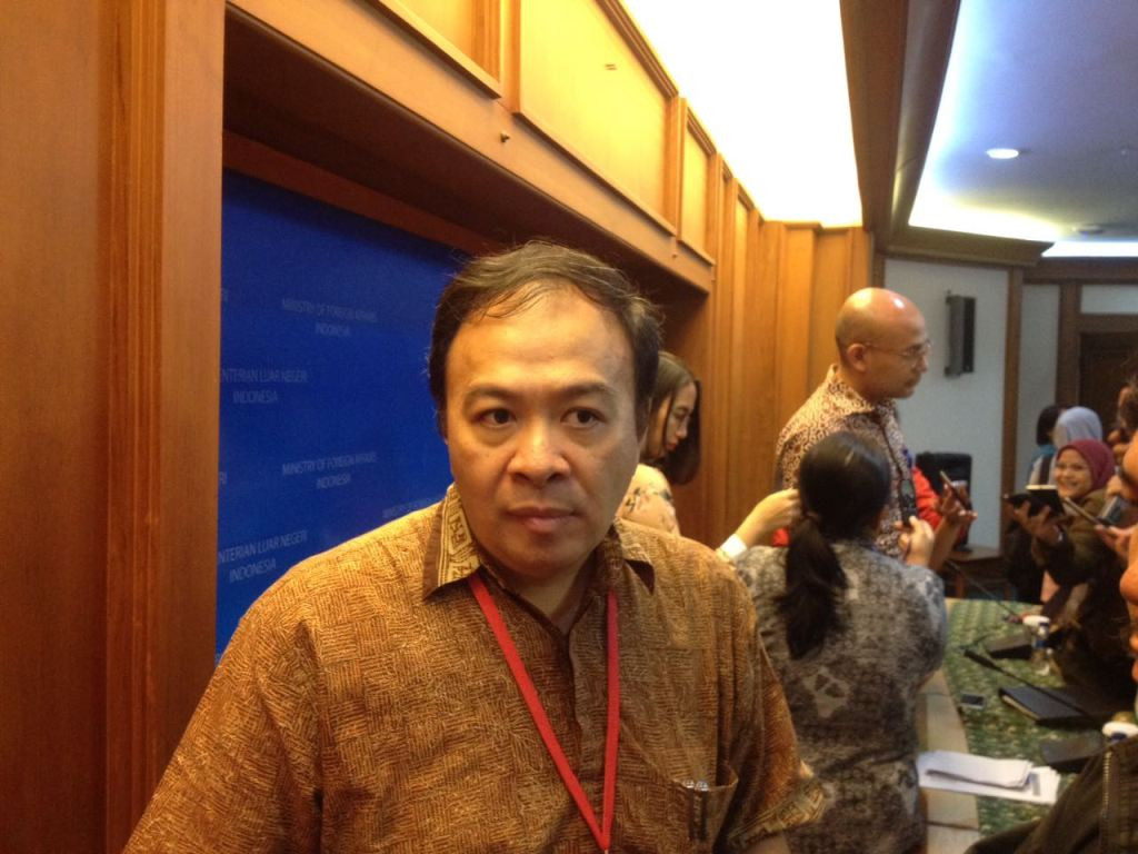 Direktur Asia Selatan dan Asia Tengah Kementerian Luar Negeri RI, Ferdy Piay (Foto: Sonya Michaella/Metrotvnews.com).
