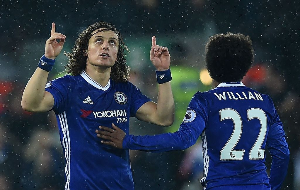 David Luiz (Kiri) (Foto: AFP/Paul Ellis)