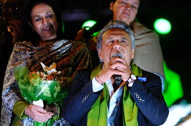 Tokoh Sayap Kiri Lenin Moreno Klaim Kemenangan di Pilpres Ekuador