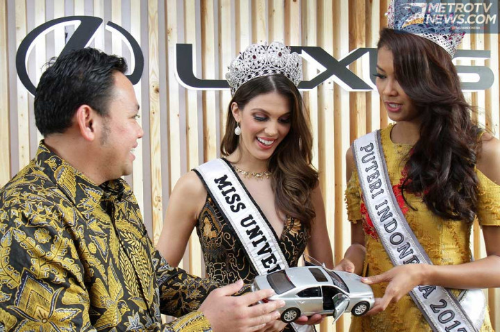 Miss Universe, Iris Mittenaere, Kunjungi Lexus Indonesia