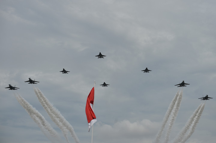 Gladi TNI AU Jelang Peringatan HUT ke-71