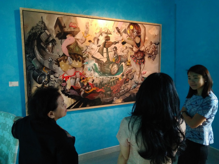 Lelang Amal Lukisan untuk Rumah Sakit Apung di Maluku