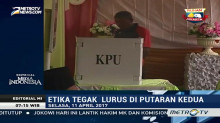 Etika Tegak Lurus di Putaran Kedua