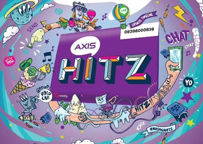 XL Incar Anak Muda via Axis Hitz