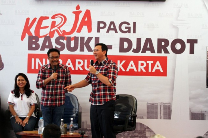 Ahok-Djarot Plong Usai Debat Pamungkas