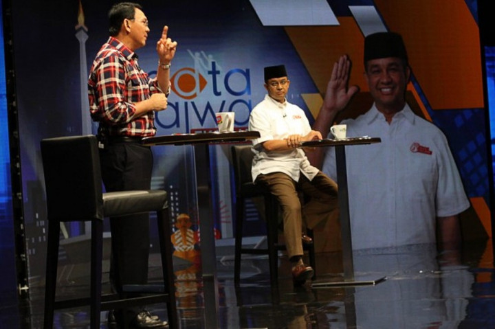 Gunakan Bahasa Jawa, Ahok Sapa Anies dalam Debat