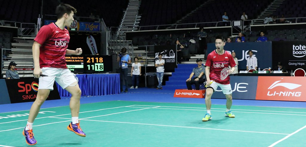 Marcus Fernaldi Gideon/Kevin Sanjaya Sukamuljo (Foto: dok.PBSI)