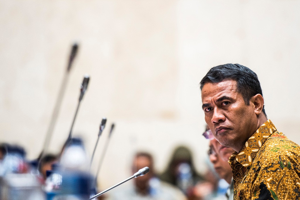 Menteri Pertanian Amran Sulaiman. ANTARA FOTO/M Agung Rajasa.