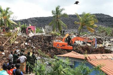 Total 23 Korban Tewas Ditemukan dari Longsor Sampah di Sri Lanka