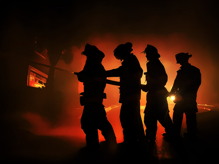 Gudang Limbah Pabrik Sepatu di Sukabumi Terbakar