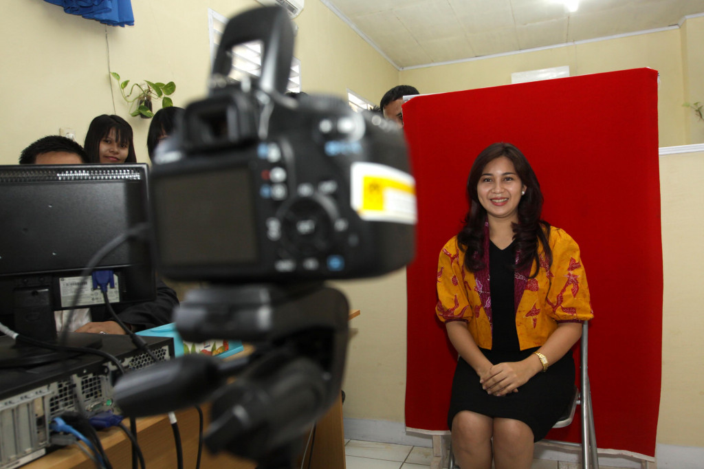 Perekaman data KTP-el. Antara Foto/Basrul Haq