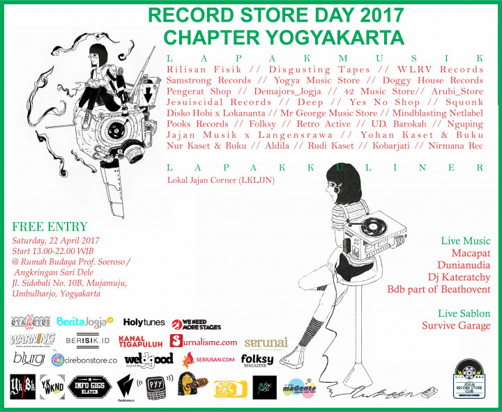 Record Store Day Yogyakarta Diisi Perilisan Vinyl Shaggydog, DOM 65, dan Zoo