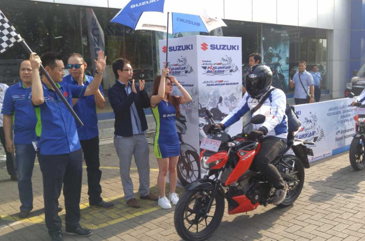 Turing GSX-S150 Jakarta-Surabaya, Rayakan 47 Tahun Suzuki di Indonesia