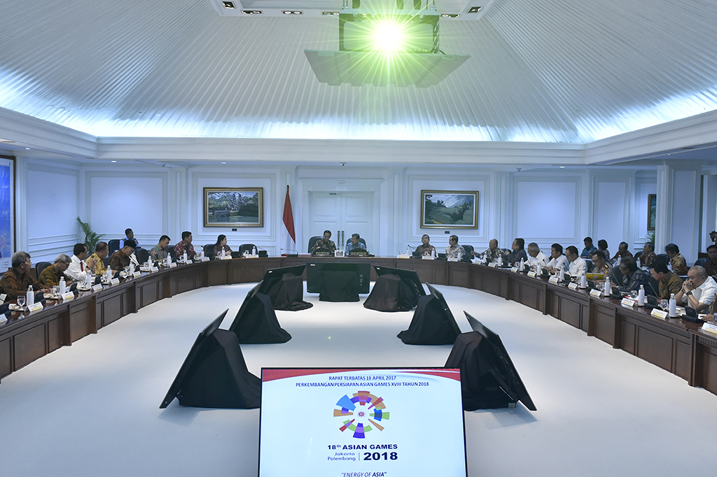 Jokowi Bahas Persiapan Asian Games 2018