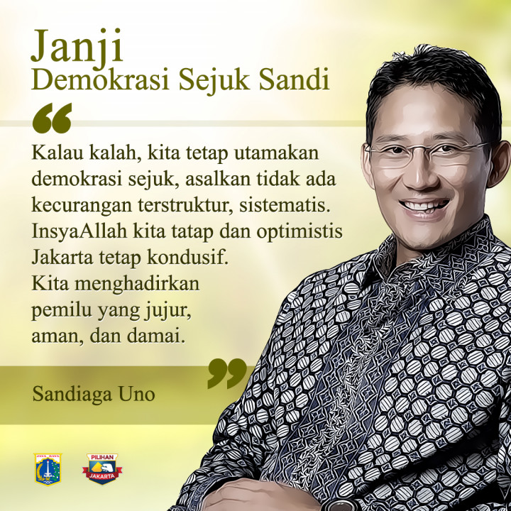 Infografik: Janji Demokrasi Sejuk Sandi