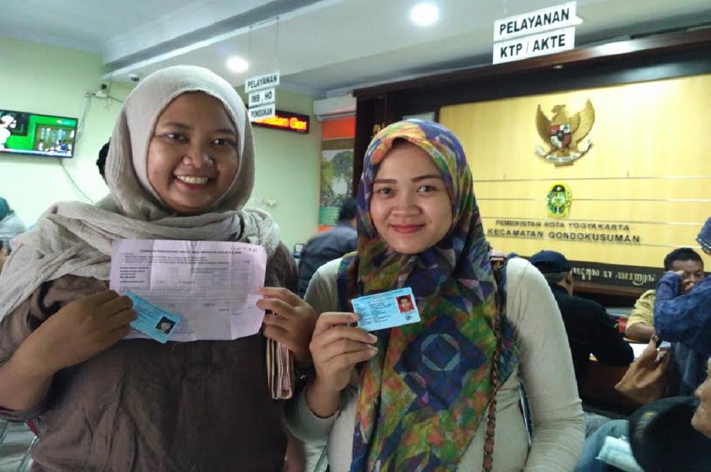 Warga Gondokusuman puas dan senang menerima E-KTP, MTVN - Vicka