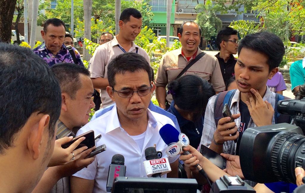 Dirjen Perlindungan Konsumen dan Tertib Niaga (PKTN) Kementerian Perdagangan Syahrul Mamma. (FOTO: MTVN/Husen Miftahudin)