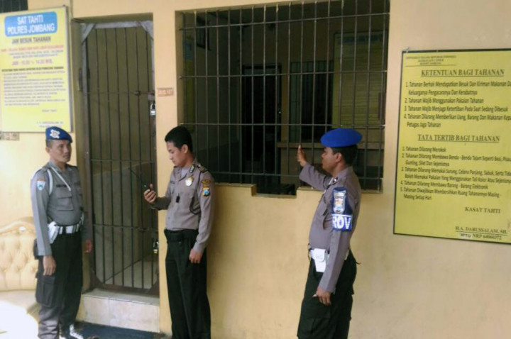 Polres Jombang Memperketat Pengawasan dan Penjagaan Tahanan
